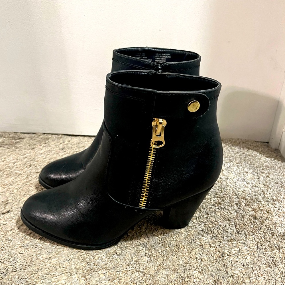 Apt. 9 Black Ankle Booties